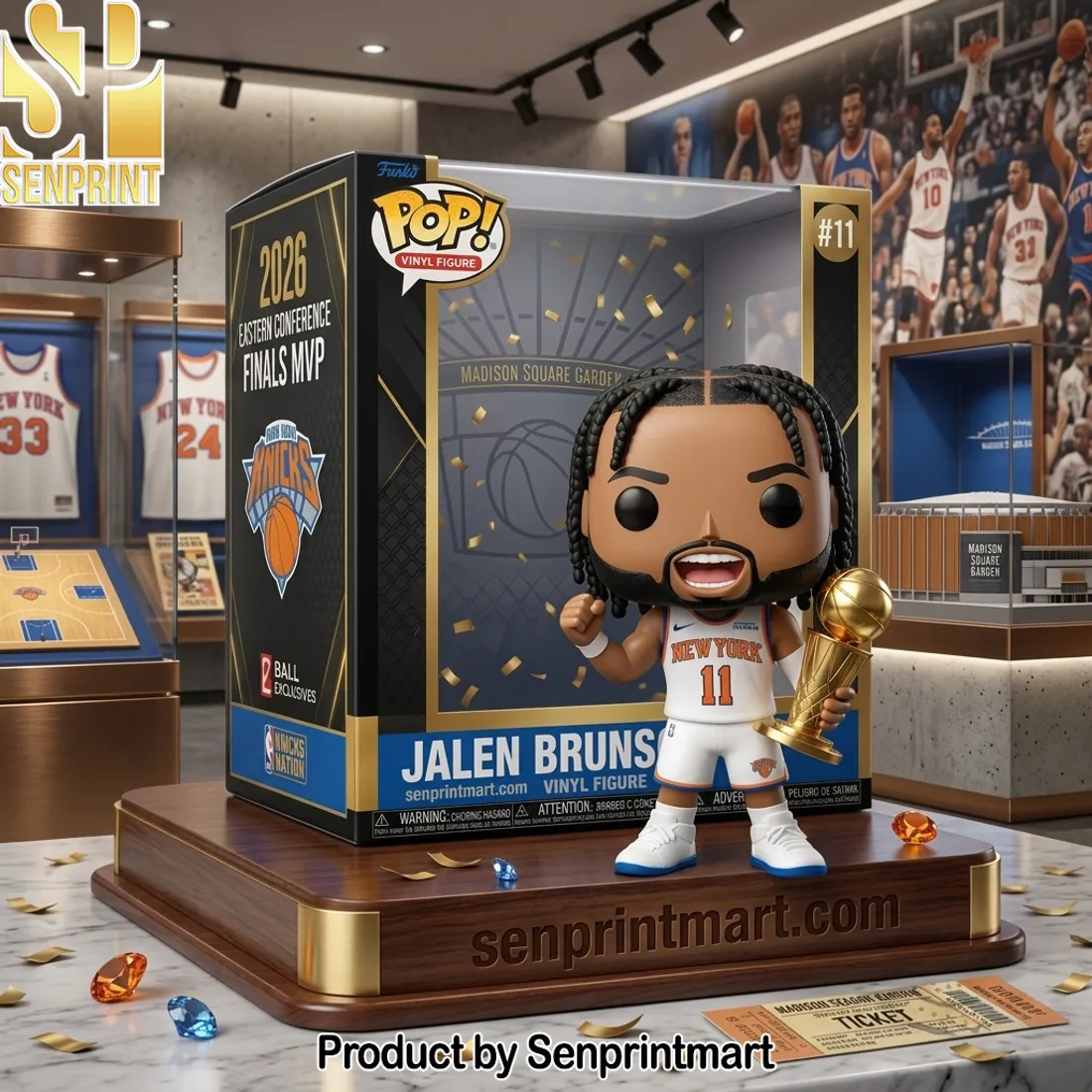 Jalen Brunson 2026 Eastern Conference Finals MVP Funko Pop Vinyl Figure