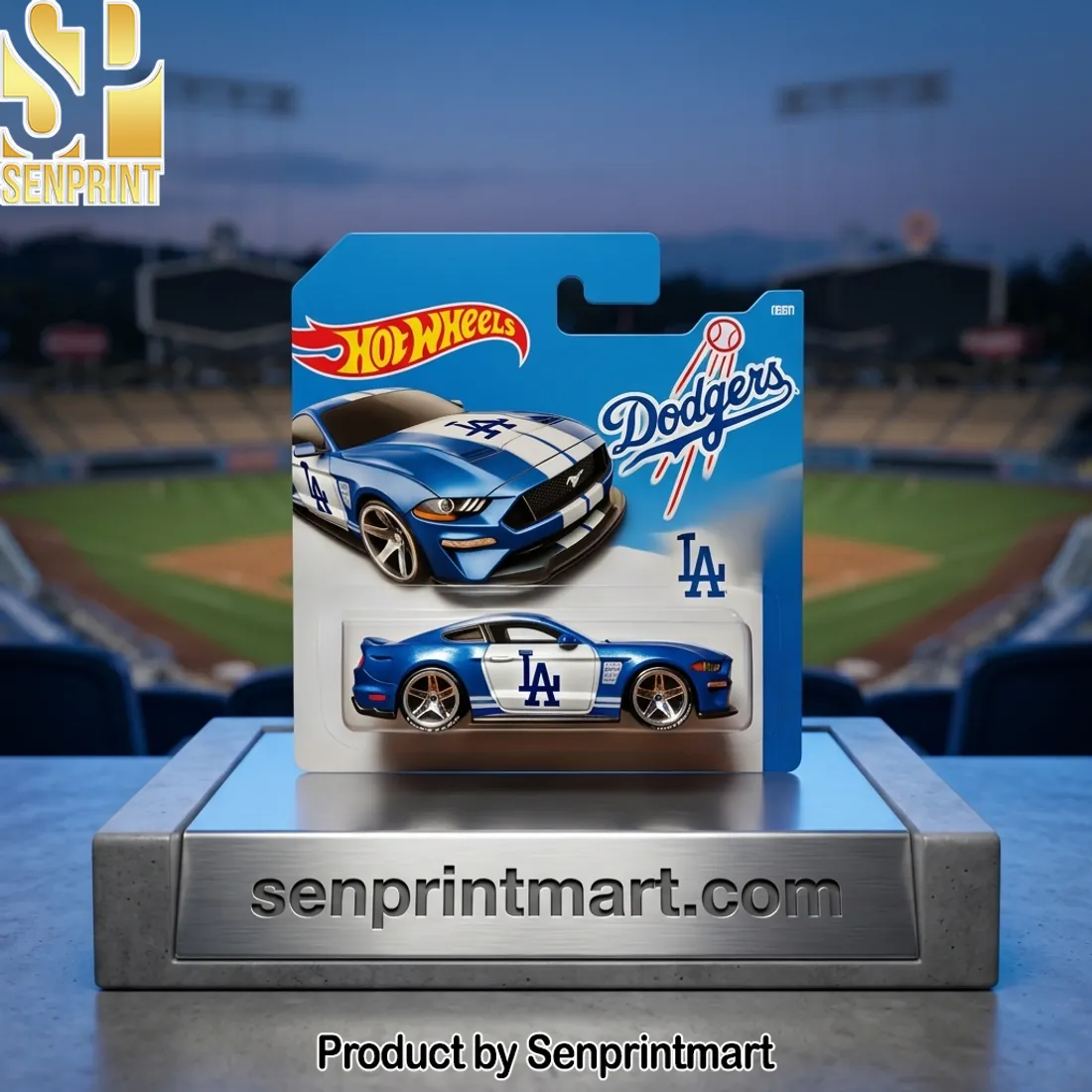 Los Angeles Dodgers Hot Wheels Collectible Toy