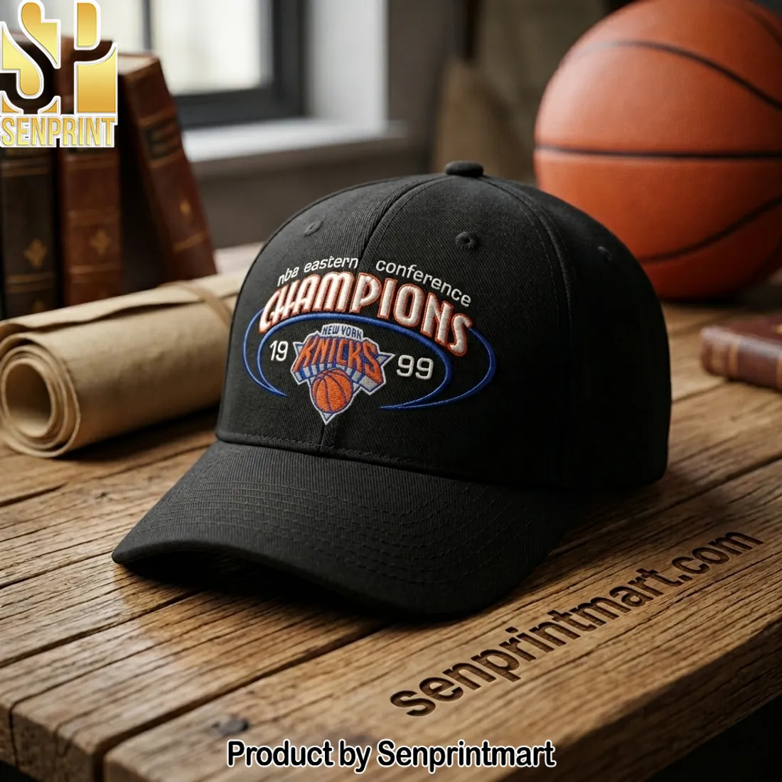 New York Knicks 1999 NBA Eastern Conference Champions Baseball Cap