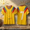 Argentina National Football 3D Stripe T-Shirt