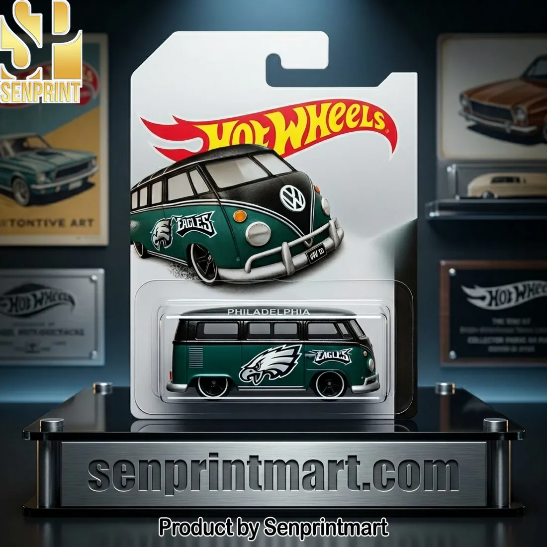 Hot Wheels Philadelphia Eagles Camper Van Collector Edition Toy