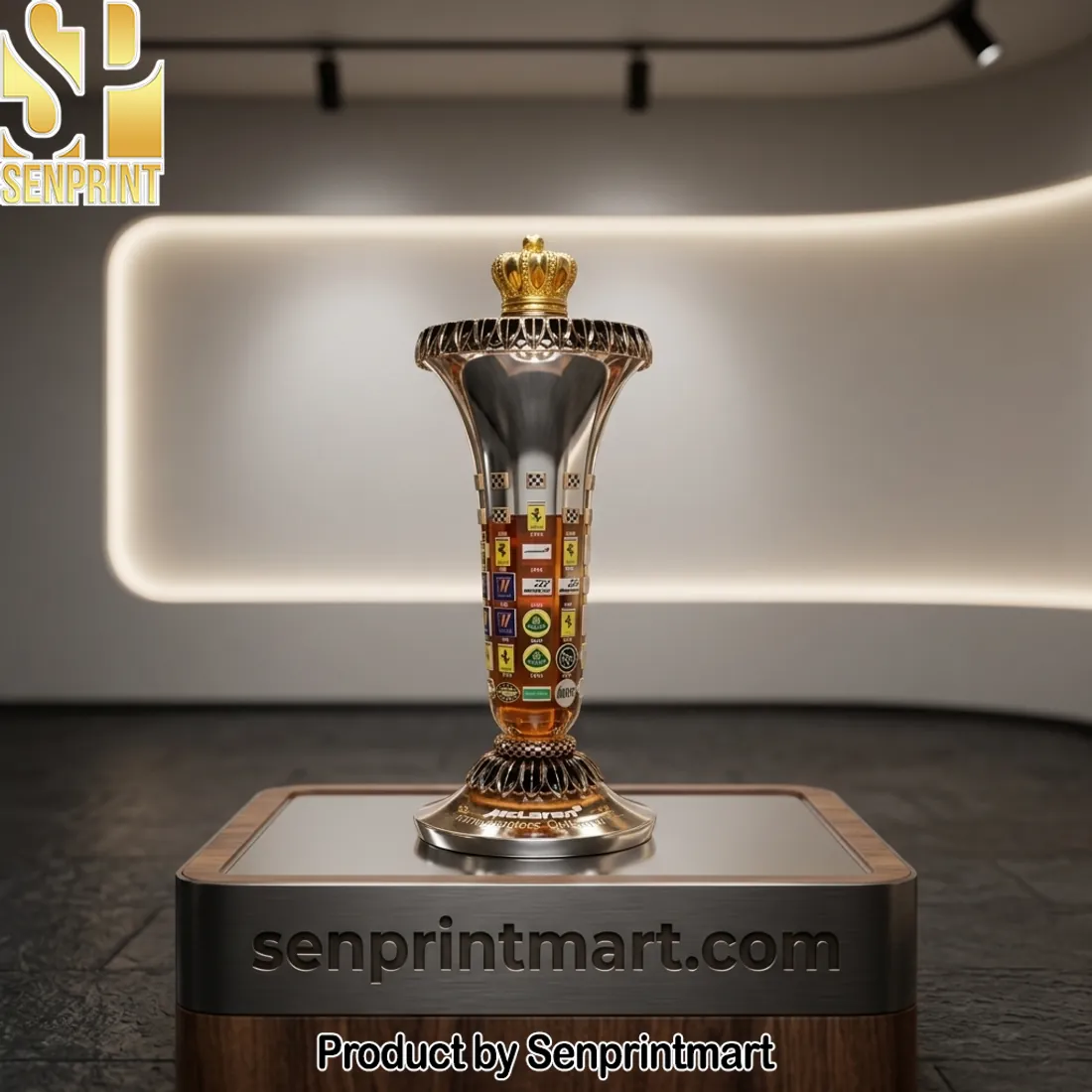 McLaren F1 Constructor Championship Trophy Whiskey Bottle