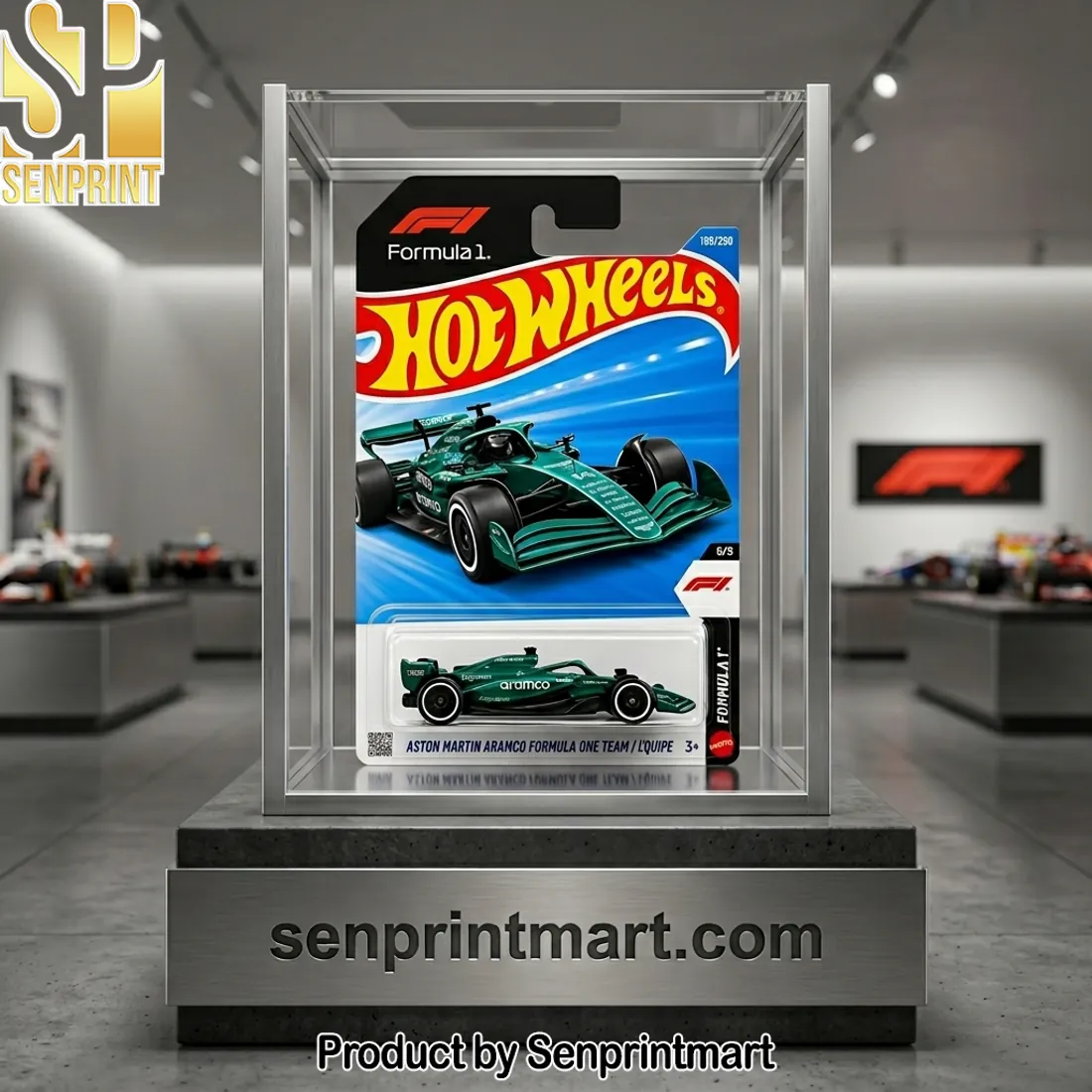 Hot Wheels Formula 1 Aston Martin Aramco F1 Team Die Cast Model