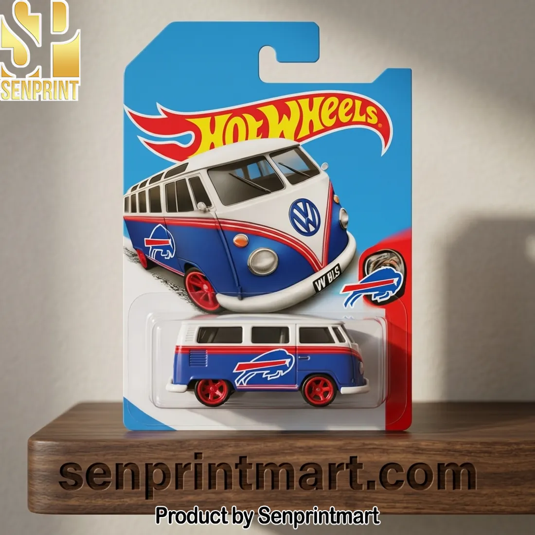Hot Wheels Buffalo Bills Collector Edition VW Bus Toy