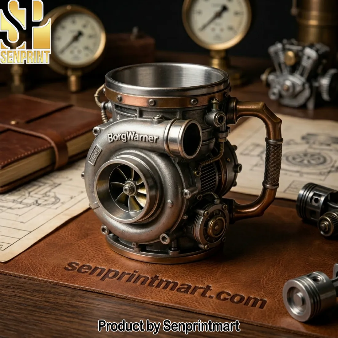 BorgWarner Turbocharger 3D Collector Edition Mug