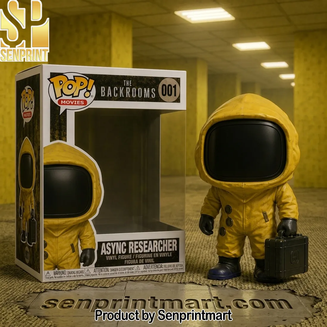 The Backrooms Async Researcher 001 Vinyl Figure