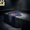 Paris Saint-Germain Back-to-Back Champions 2025-2026 Commemorative Trophy Graphic Navy Hawaiian Shirt