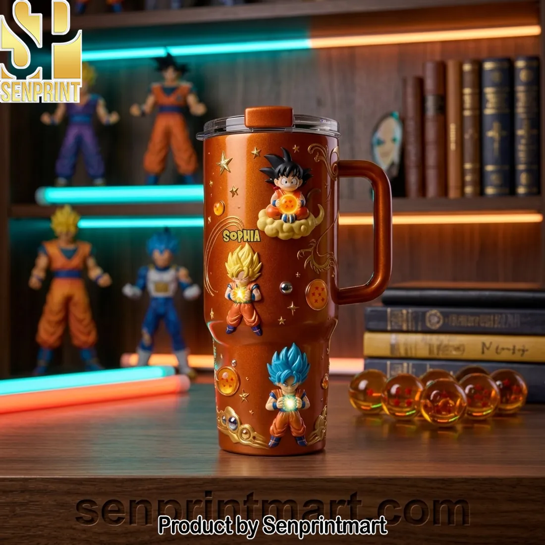 Personalized Dragon Ball Z Tumbler – Custom Anime Fan Insulated Tumbler