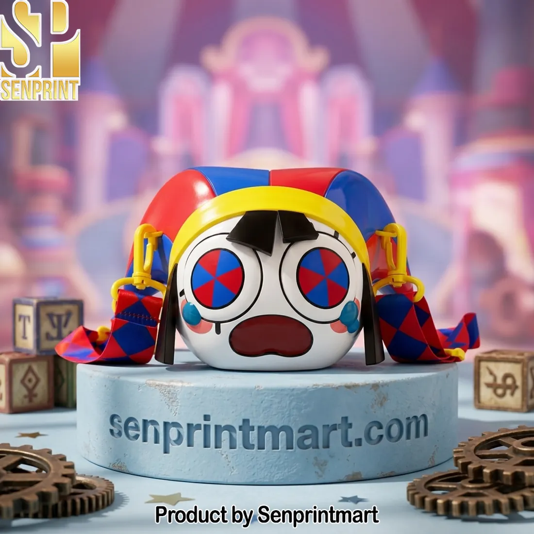 The Amazing Digital Circus Pomni Collectible 3D Figure Popcorn Bucket