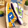 Toy Story Woody and Buzz Lightyear Inspired Mismatched Custom Retro Low Top Sneakers