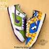 Toy Story Woody and Buzz Lightyear Inspired Mismatched Custom Retro Low Top Sneakers