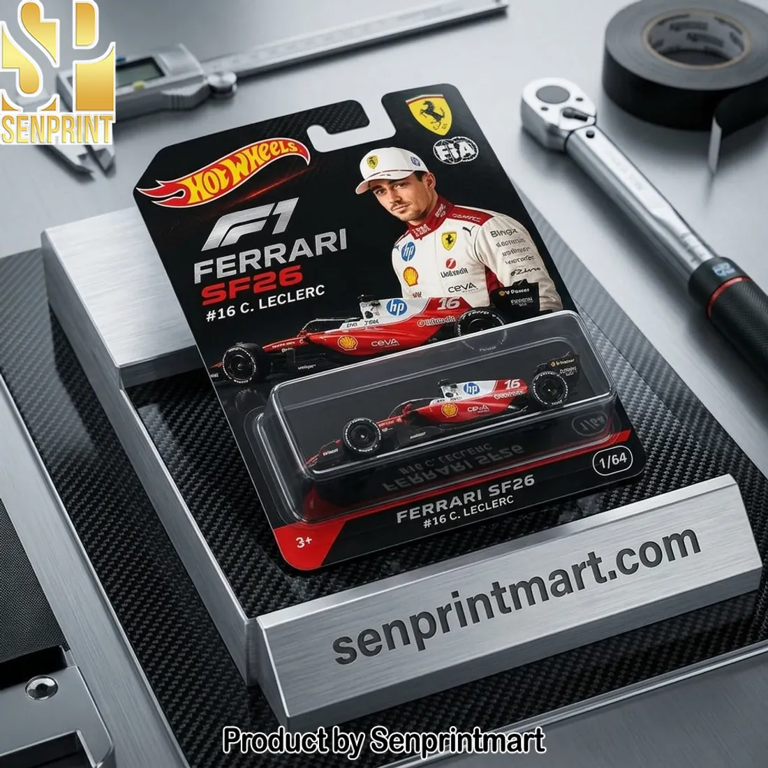 Hot Wheels F1 Ferrari SF26 #16 C. Leclerc 1/64 Diecast Car