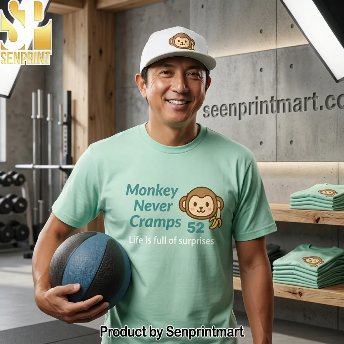 Monkey Never Cramps 52 Life Is Full Of Surprises Shirt