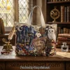 Mermaid Dream 3D Embellished Pearl and Seashell Luxury Tote Bag