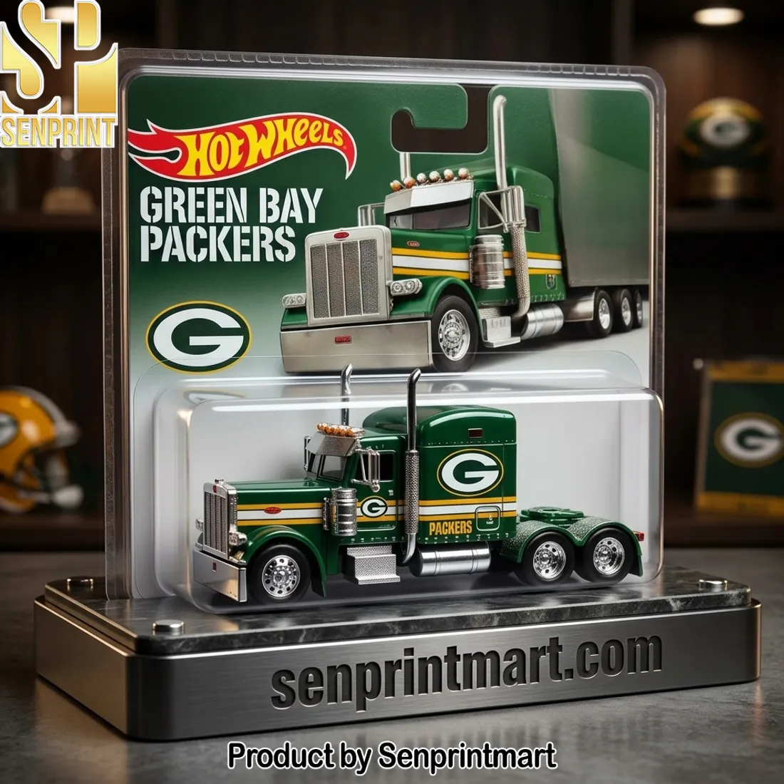 Hot Wheels NFL Green Bay Packers Edition Diecast Toy Truck