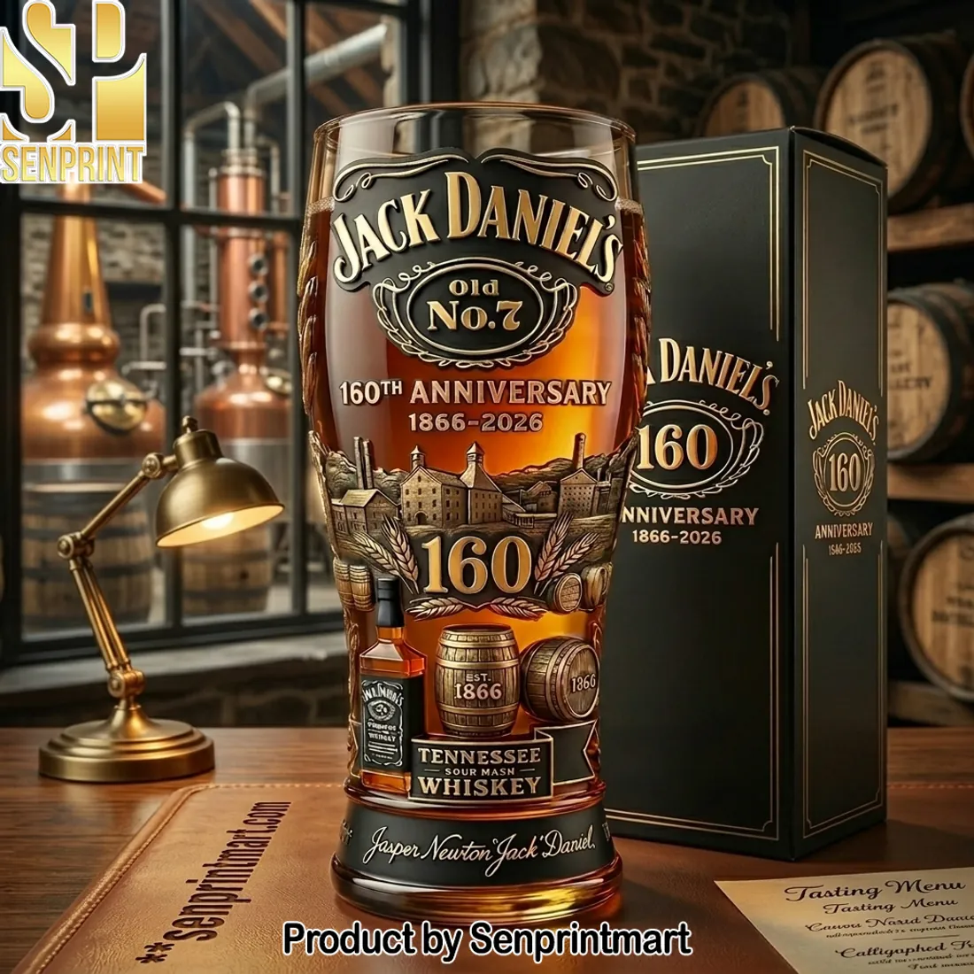 Jack Daniel’s 160th Anniversary 1866-2026 Limited Edition Commemorative Pint Glass
