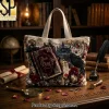 Powerpuff Girls Girl Power Luxury Beaded Pearl Embellished Tote Bag Powerpuff Girls Girl Power Luxury Beaded Pearl Embellished Tote Bag