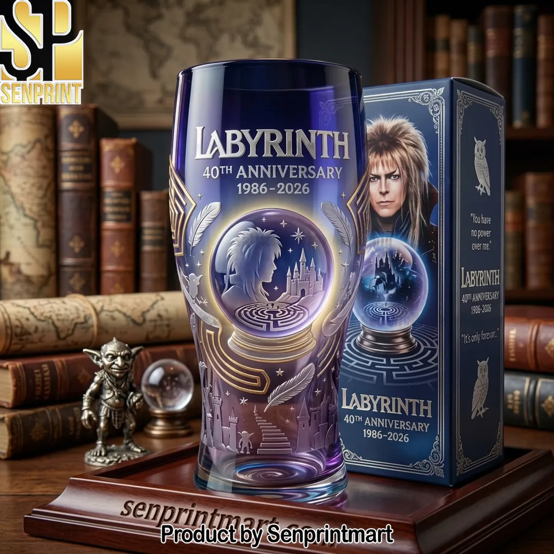 Labyrinth 40th Anniversary 1986-2026 Crystal Orb Collector Edition Pint Glass
