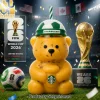Starbucks Bearista Soccer Cute 3D Bear Shaped Clear Glass Tumbler Starbucks Bearista Soccer Cute 3D Bear Shaped Clear Glass Tumbler