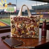 Melbourne Storm NRL Purple Power Luxury Beaded Embellished Tote Bag Melbourne Storm NRL Purple Power Luxury Beaded Embellished Tote Bag