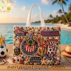 Ariana Grande Thank U Next and Positions 3D Embellished Tote Bag Ariana Grande Thank U Next and Positions 3D Embellished Tote Bag
