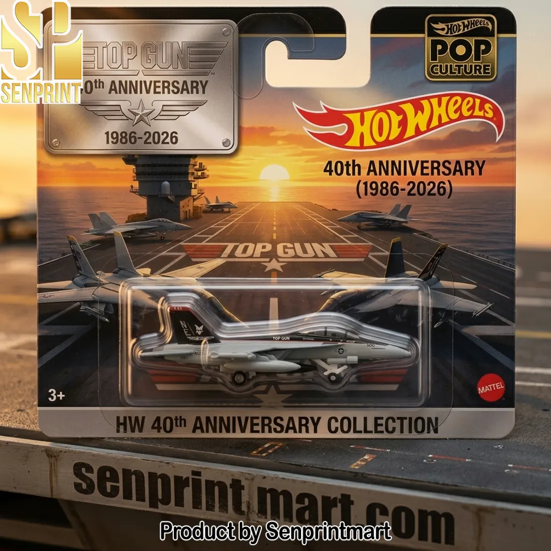 Hot Wheels Top Gun 40th Anniversary Limited Edition Toy