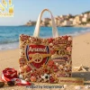 Lions International “We Serve” Embellished Beaded Tote Bag Lions International “We Serve” Embellished Beaded Tote Bag