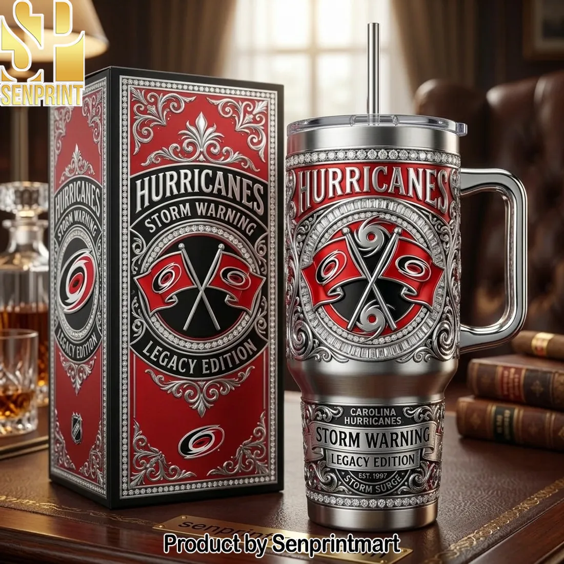 Carolina Hurricanes Storm Warning Legacy Edition 3D Tumbler