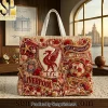 Knights of Columbus Charity Unity Fraternity Patriotism Luxury Beaded Tote Bag