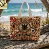 Veterans Service Honor Courage Sacrifice Embellished Tote Bag Veterans Service Honor Courage Sacrifice Embellished Tote Bag