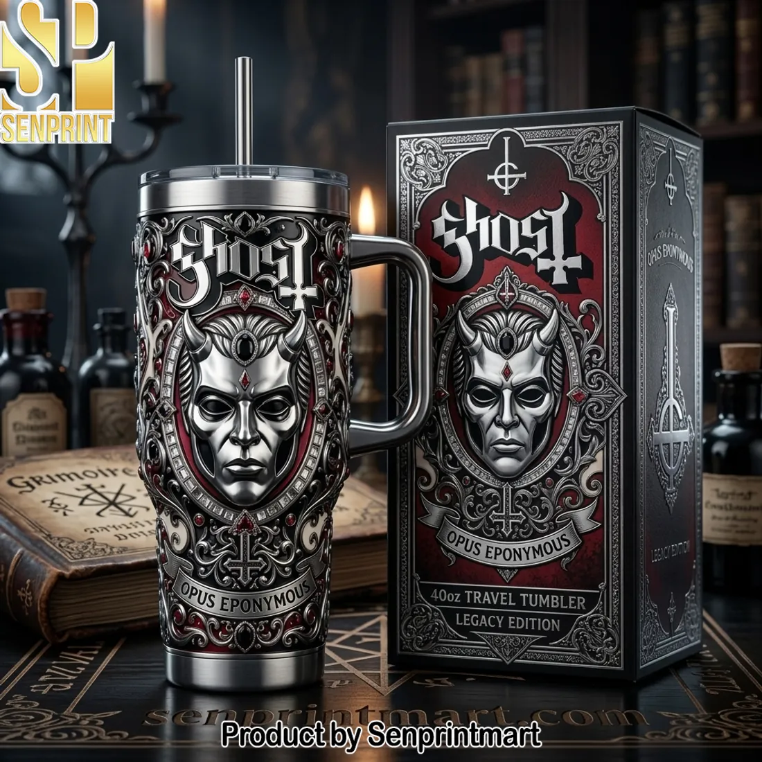 Ghost Band Opus Eponymous Legacy Edition Embossed 40oz Tumbler