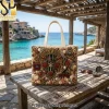 Punisher Pride Beaded Embellished Statement Tote Bag