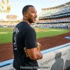 Kobe Bryant Los Angeles Dodgers Bryant 8 Commemorative Vintage Graphic T-Shirt