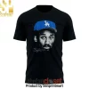 Kobe Bryant Los Angeles Dodgers Bryant 8 Commemorative Vintage Graphic T-Shirt