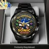 Sonic the Hedgehog 35th Anniversary 1991-2026 Commemorative Black Stainless Steel Watch
