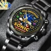 Sonic the Hedgehog 35th Anniversary 1991-2026 Commemorative Black Stainless Steel Watch