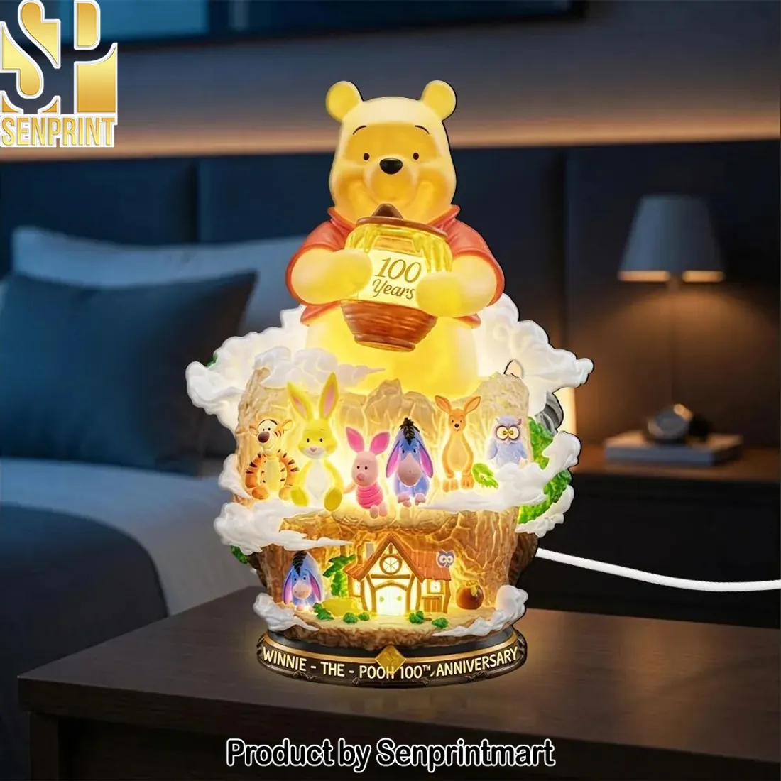 Winnie the Pooh 100th Anniversary 3D Illuminated Light Box