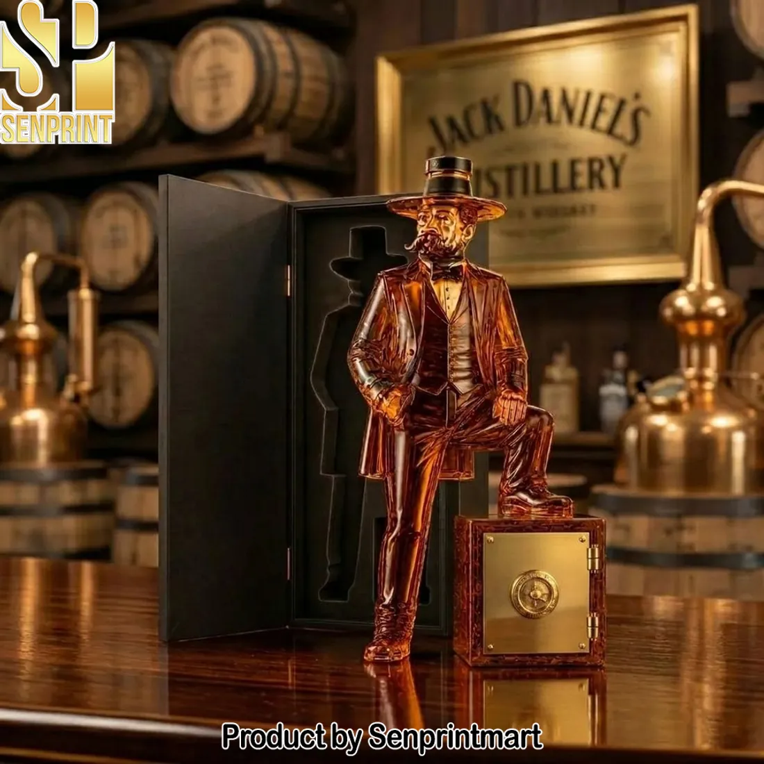 Jack Daniel’s 160th Anniversary Commemorative Whiskey Bottle