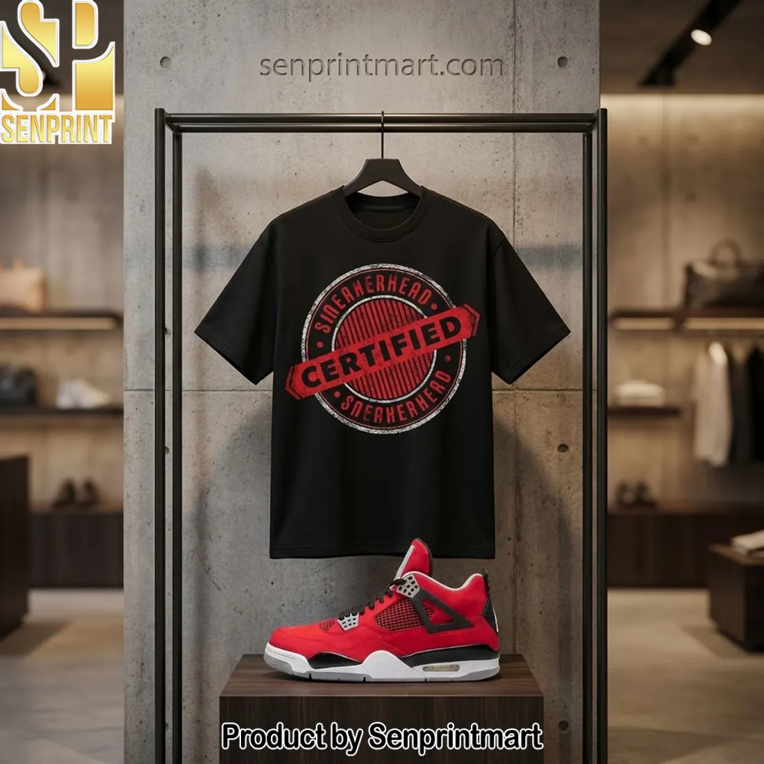 Sneakerhead Certified Graphic T-Shirt for Air Jordan 4 Toro Bravo