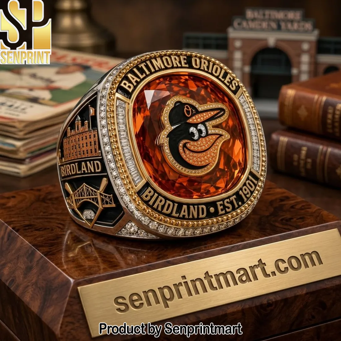 Baltimore Orioles Birdland Est 1901 Commemorative Championship Ring