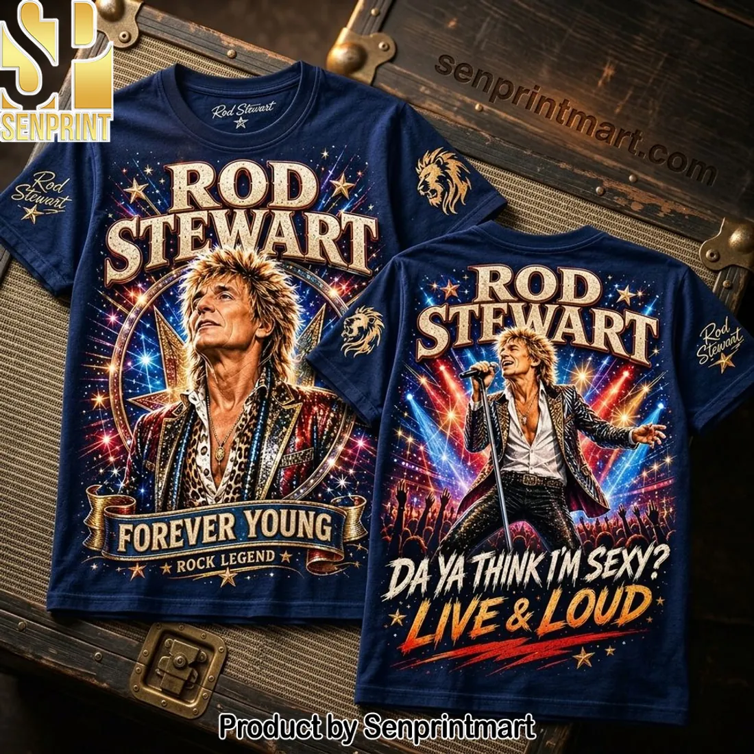 Rod Stewart Forever Young Rock Legend Premium Graphic T-Shirt