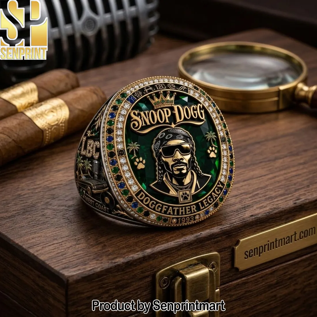 Snoop Dogg Doggfather Legacy 1993 West Coast Premium Ring