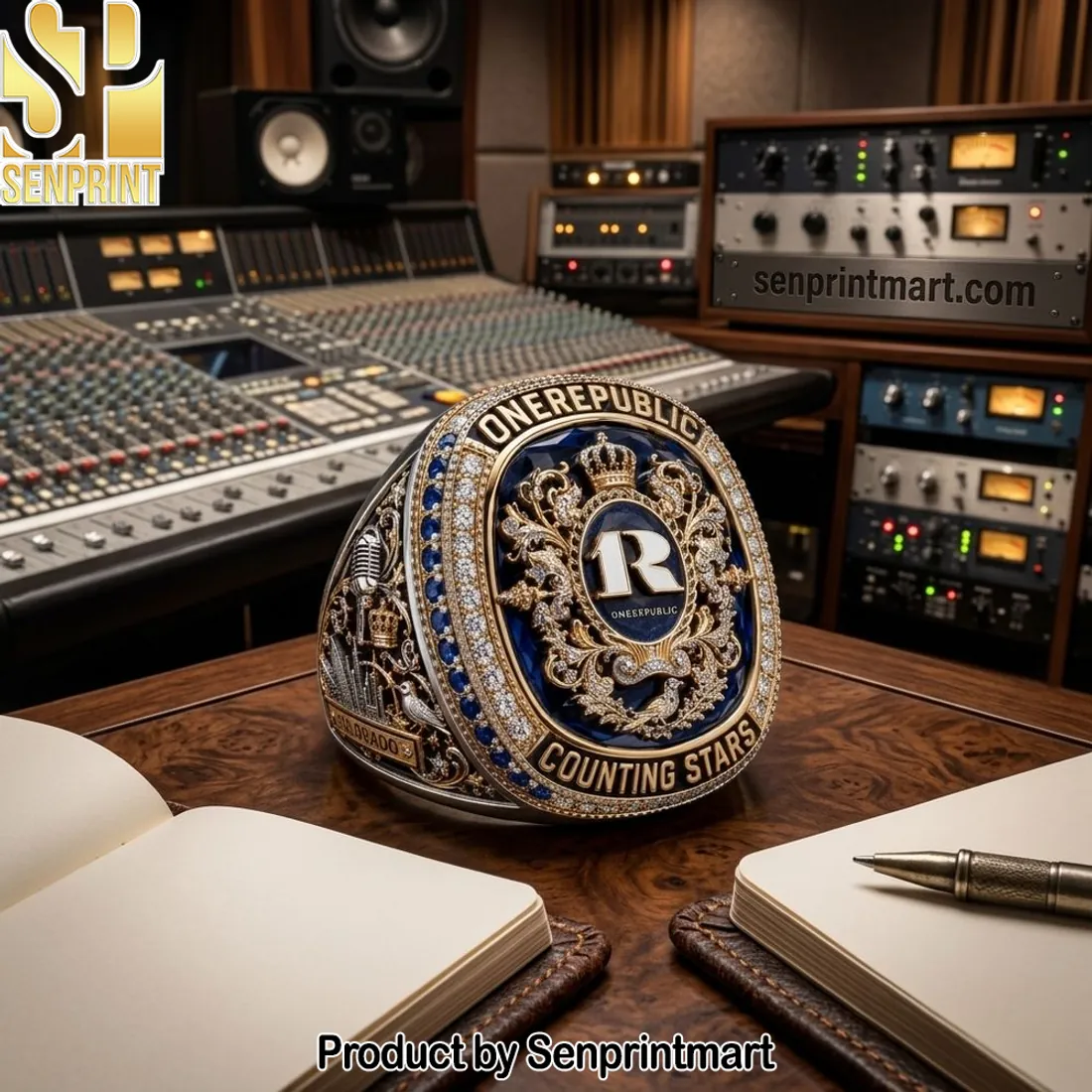 OneRepublic Counting Stars Commemorative Championship Style Ring