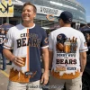 Chicago Bears Funny NFL Football Fan Sorry Wife Its Bears and Beer Oclock Game Day Graphic 3D T-Shirt