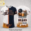 Chicago Bears Funny NFL Football Fan Sorry Wife Its Bears and Beer Oclock Game Day Graphic 3D T-Shirt