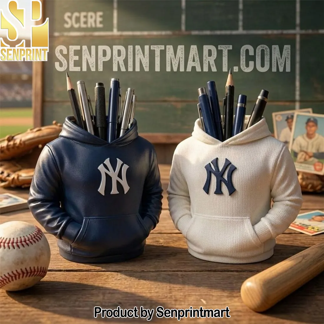 New York Yankees Hoodie Design Desk Organizer