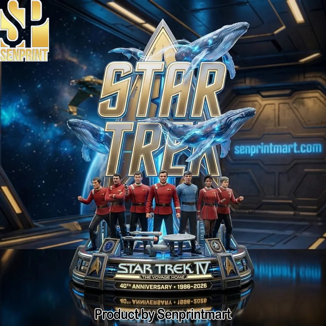 Star Trek IV The Voyage Home 40th Anniversary Commemorative Acrylic Plaque
