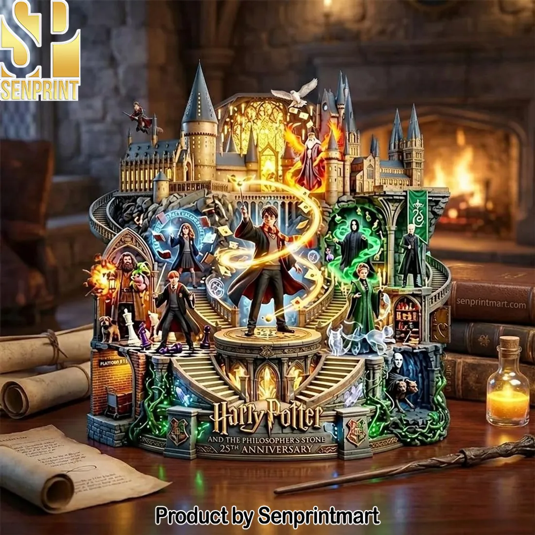 Harry Potter Philosopher’s Stone 25th Anniversary Illuminated Diorama Light Box