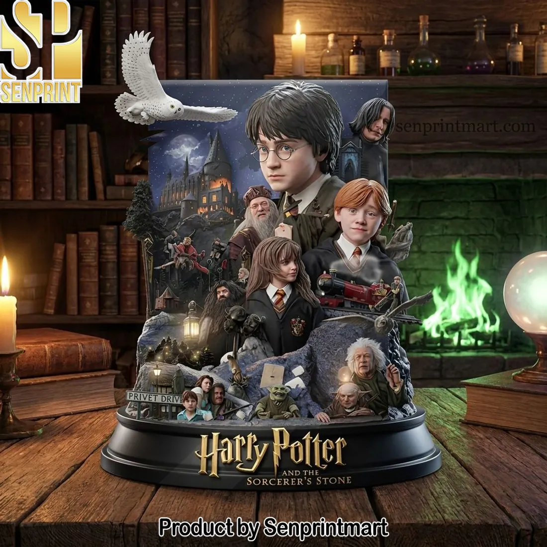 Harry Potter and the Sorcerer’s Stone 3D Custom Acrylic Plaque