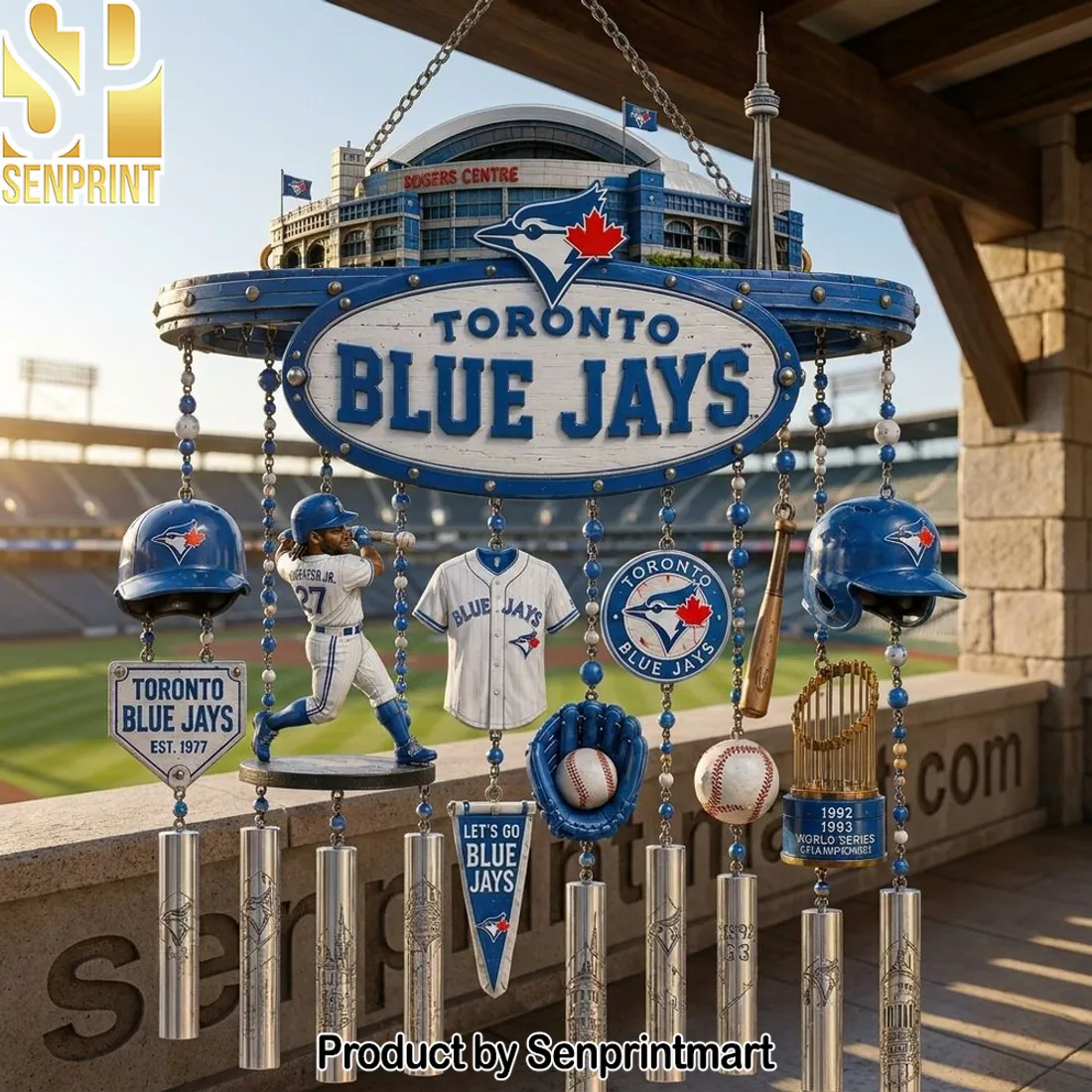 Toronto Blue Jays 1992 1993 World Series Rogers Centre Wind Chime
